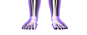 Рентгеновский снимок ног ребенка - 1080